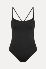 x JENNIE Lotus One Piece Swimsuit - Black