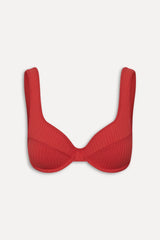 Romeo Underwire Bikini Top - Cherry