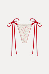 Tidal Micro String Bikini Bottom - Tiny Berry