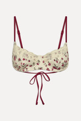 Cola Underwire Bikini Top - Strawberry Field