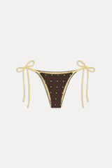 Mackenzie Reversible Bikini Bottom - Honey Bug