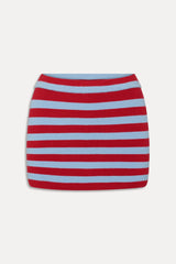 Marialla Knit Mini Skort - Blue Raspberry