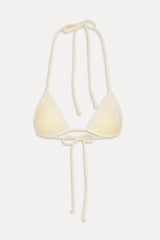 Nick Terry Triangle Bikini Top - Lemon