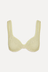 Romeo Underwire Bikini Top - Lemon Dot