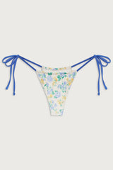 Tia Shine Skimpy Bikini Bottom - Coastal Floral