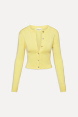 Sundae Cropped Cardigan - Honeycomb