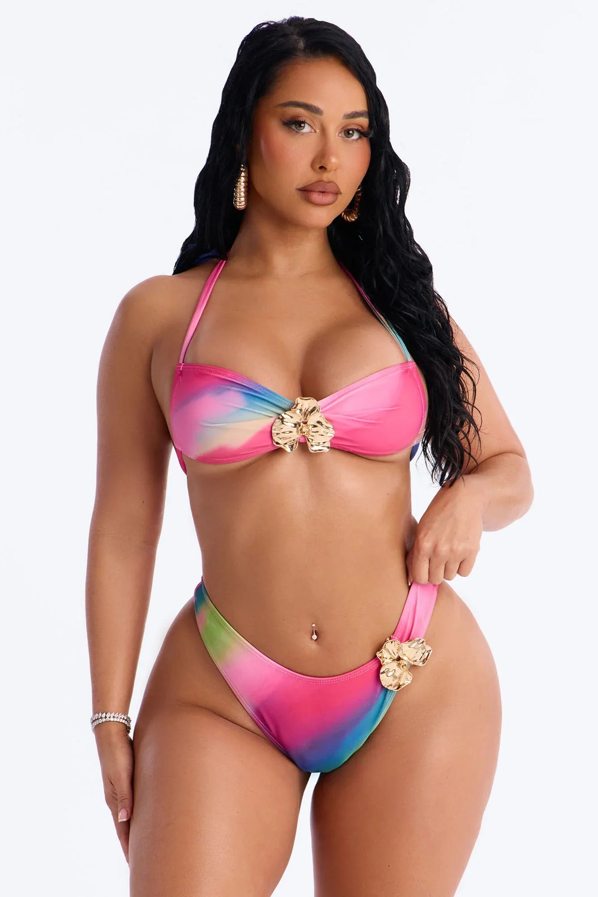 So Wild 2 Piece Bikini - Pink/combo