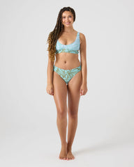 Sea Bloom Hipster Full Tie Side Bikini Bottom