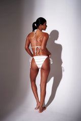 Sunseeker Frilly Bikini Bottoms in Cream