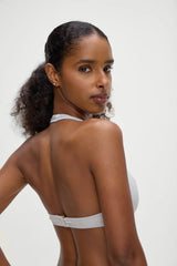 Skyler Bikini Top - Heather Grey