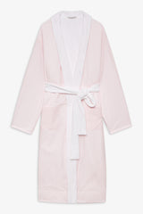 Chateau Terry Robe - Pink Stripe