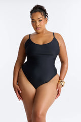 Staci 1 Piece Swimsuit - Black