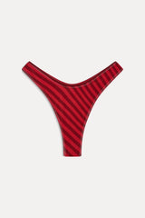 x JENNIE Full Moon Bikini Bottom - Spring Stripe