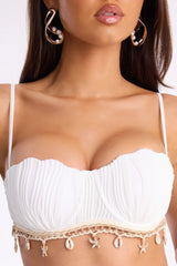 Astrid Seashell Charm 2 Piece Underwire Bikini Set - Ivory