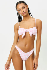 Enzo Cheeky Bikini Bottom - Pink Picnic