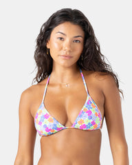 California Dreamin Reversible Mini Tiki Tri Bikini Top