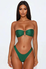 Karol Bandeau 2 Piece Bikini - Emerald