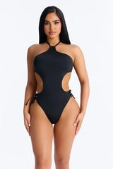 Heatwave Honey 1 Piece Swimsuit - Black