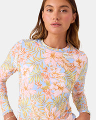 Tropical Sea Skippin Long Sleeve Rashguard