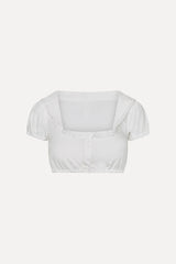 x BELLA HADID Little Miss Top - White