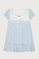 Harmony Mini Dress - Blue Porcelain