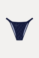 Tide Cheeky Bikini Bottom - Diamond Stitch