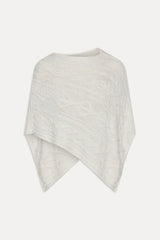 Aspen Poncho - Cloud White