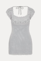 Eloise Crochet Mini Dress - Angel's Meadow
