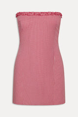 Poppy Strapless Cotton Mini Dress - Picnic Basket