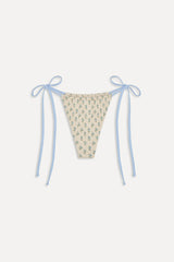 Tia Skimpy String Bikini Bottom - Spring Dreaming