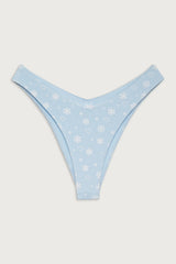 Enzo Waffle Cheeky Bikini Bottom - Flurries
