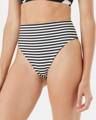 Hang Loose Reversible High Waist Moderate Bikini Bottom