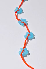 Daisy Chain Necklace - Papaya
