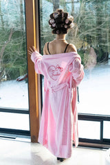 Valentine Terry Robe - Bouquet Pink