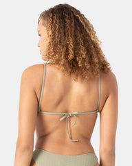 Haleiwa Built Up Triangle Bikini Top