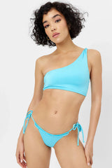 Keira Shine Cheeky Bikini Bottom - Aquamarine