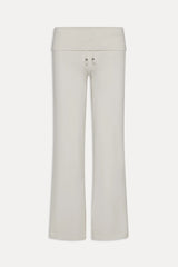 Dawson Knit Fold Over Pants - Honeymoon
