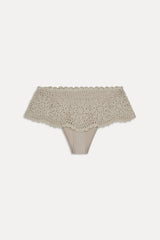 Shelly Crochet Shine Swim Skirt - Birthday Suit