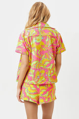 Coco Terry Button Up Shirt - Peace Terry