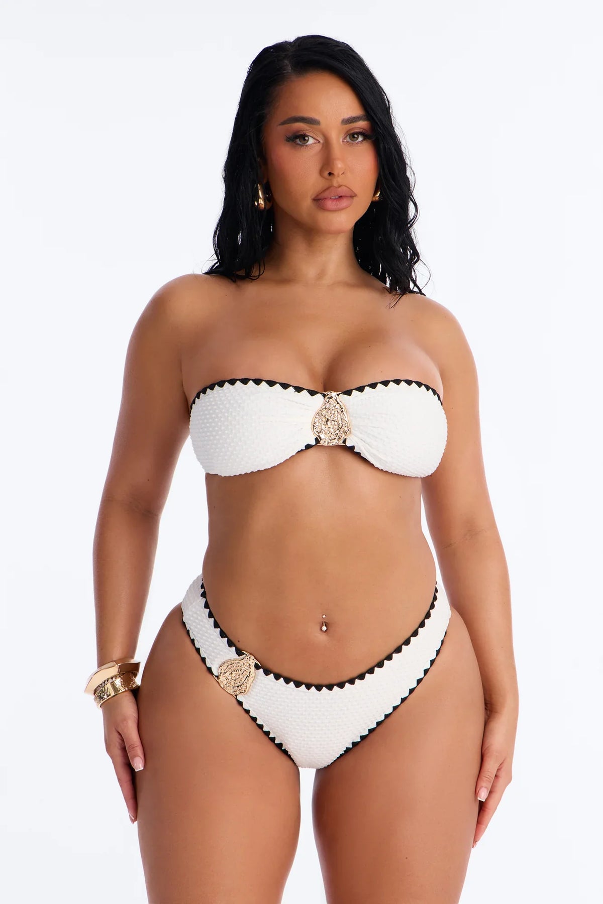 Don't Play Games 2pc Bikini - White
