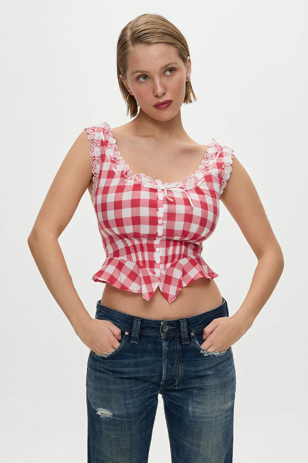 x BELLA HADID Fleetwood Top - Malibu Picnic