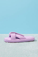 Juna Terry Slide Sandal - Lilac