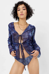 Molly Long Sleeve Shirt - Blue Jean