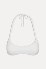 x JENNIE Hana Halter Bikini Top - Optic White