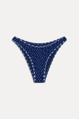 Presley High Waisted Bikini Bottom - Starry Night
