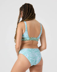 Sea Bloom Cut Out Bralette Bikini Top
