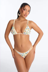 Sweet Citrus 2 Piece Bikini - White/combo