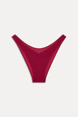 Harper Cheeky Bikini Bottom - Vino