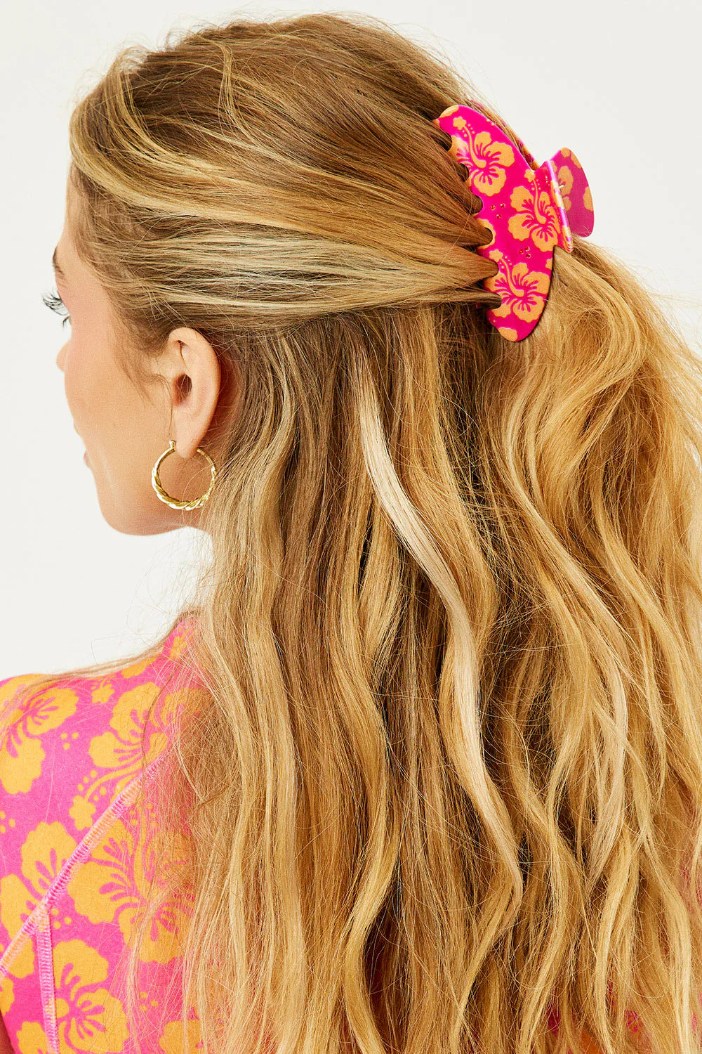 Emi Jay Big Effing Claw Hair Clip - Hibiscus Honey