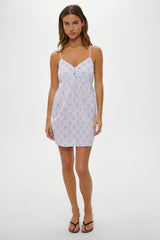 Airy Poplin Mini Dress - Cottage Meadow